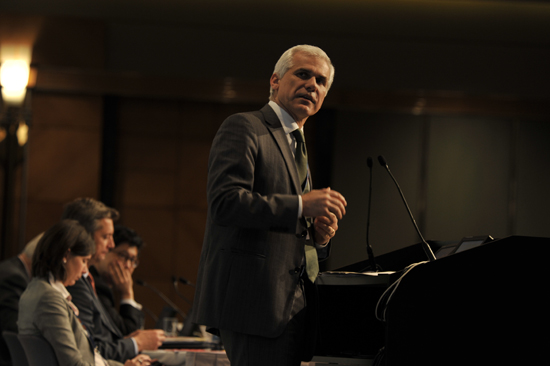 Mr Nicola Bonucci, Chair of Anti-Corruption Committee, International Bar Association, and General Counsel, Organisation for Economic Co-operation and Development, speaking in Plenary Session (3)